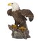Hi-Line Gifts 8.25" Sound Activated Singing Eagle Outdoor Garden Statue